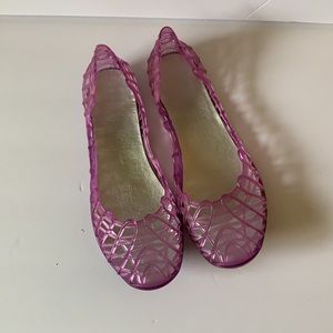 Purple Jelly Shoes
